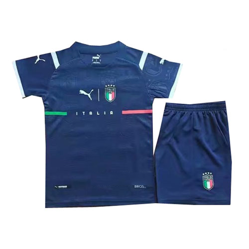 Trikot Italien Torwart Kinder 2021 Blau